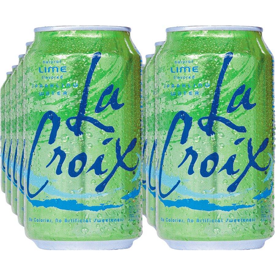 LaCroix Flavored Sparkling Water ReadytoDrink Lime Flavor 12 fl