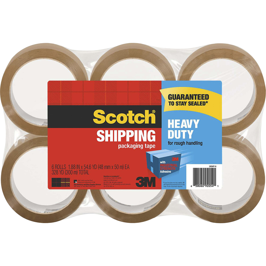 Scotch Heavy Duty Shipping Packaging Tape Packaging Tapes 3M