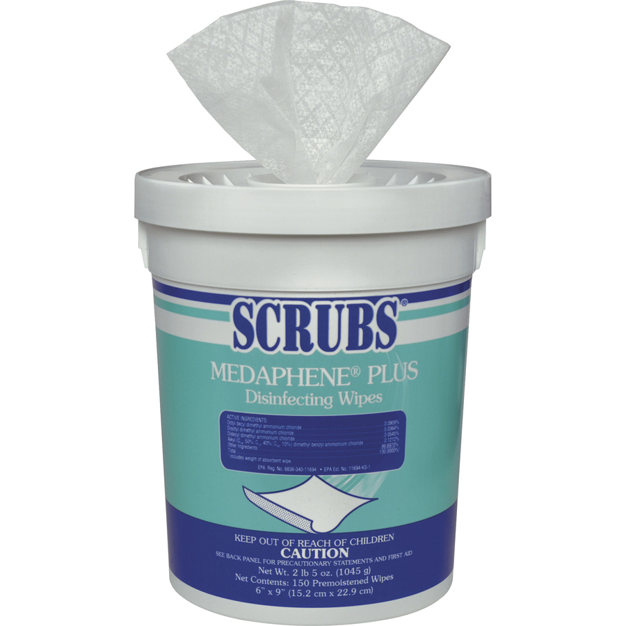 SCRUBS Medaphene Plus Disinfecting Wipes Cleaning Wipes ITW Pro Brands