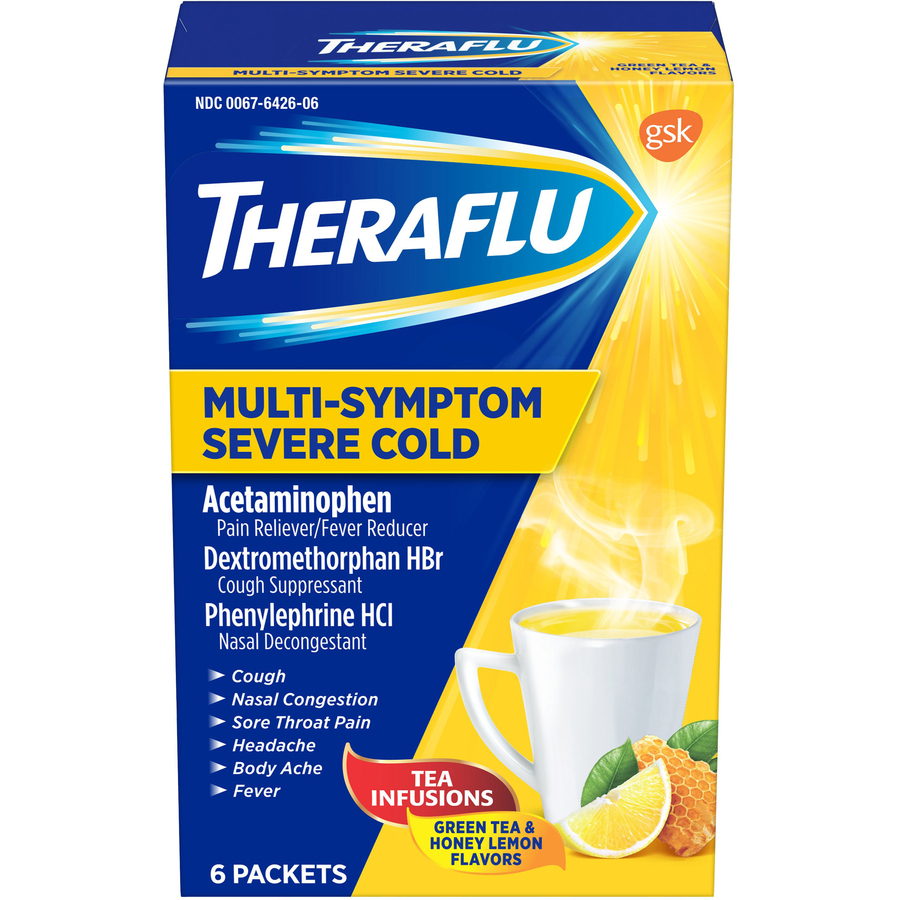 Theraflu MultiSympton Severe Cold & Cough Medicine For Cold, Flu