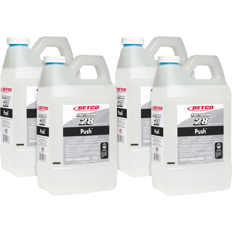 BET1334700CT Betco Green Earth Push Enzyme MultiPurpose Cleaner Liquid 67.6 fl oz (2.1