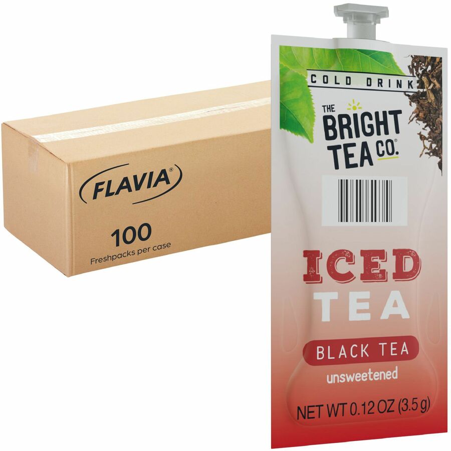 Flavia The Bright Tea Co.Unsweetened Iced Black Tea Freshpack 100