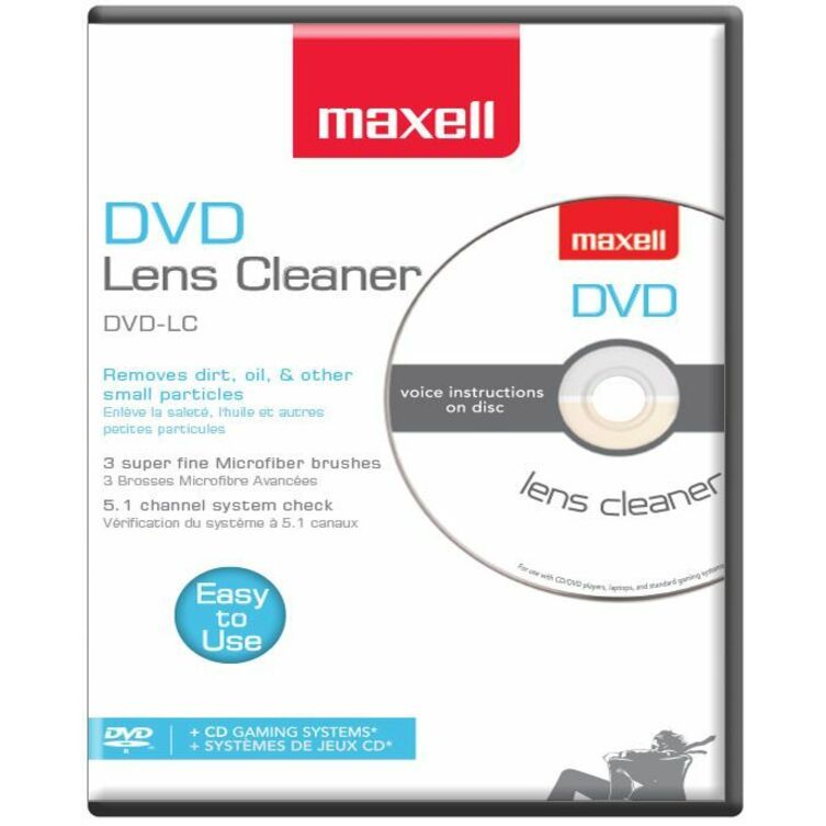 Maxell DVDLC DVD Lens Cleaner Lens Cleaners Maxell