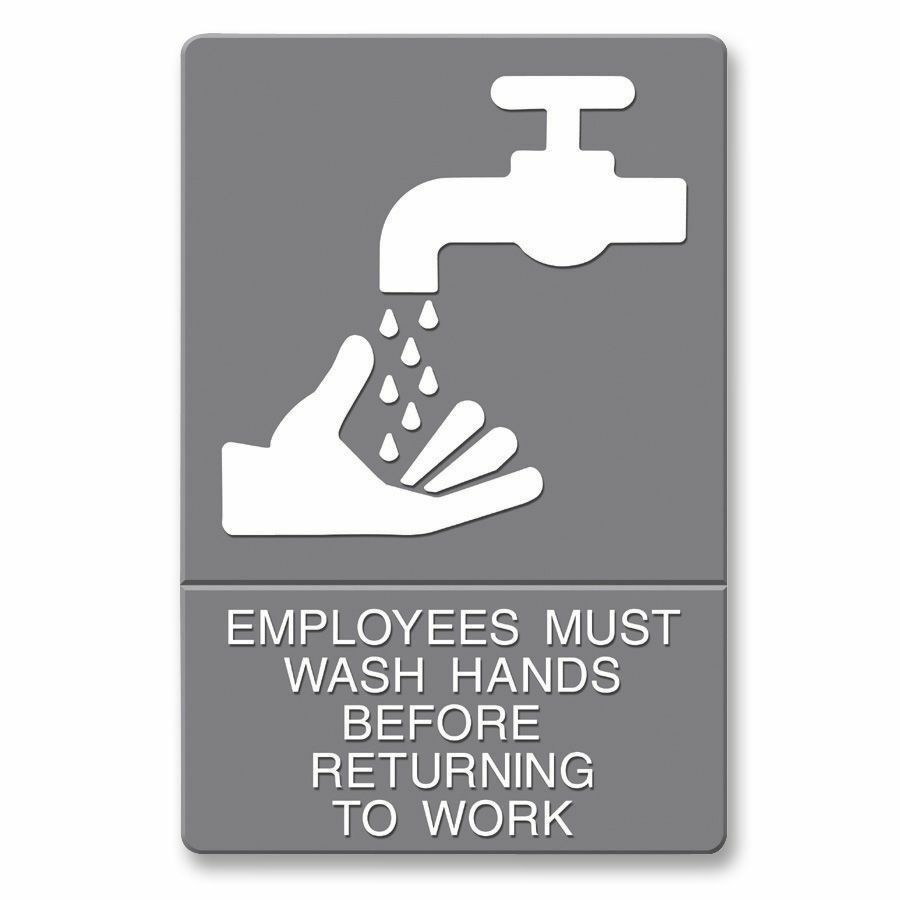 Wash Hands Before Returning To Work