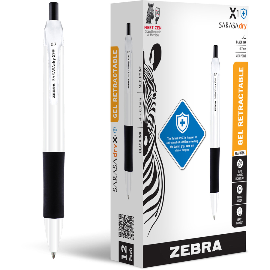 Zebra SARASA dry X1+ Retractable Gel Pen Pens Zebra Technologies