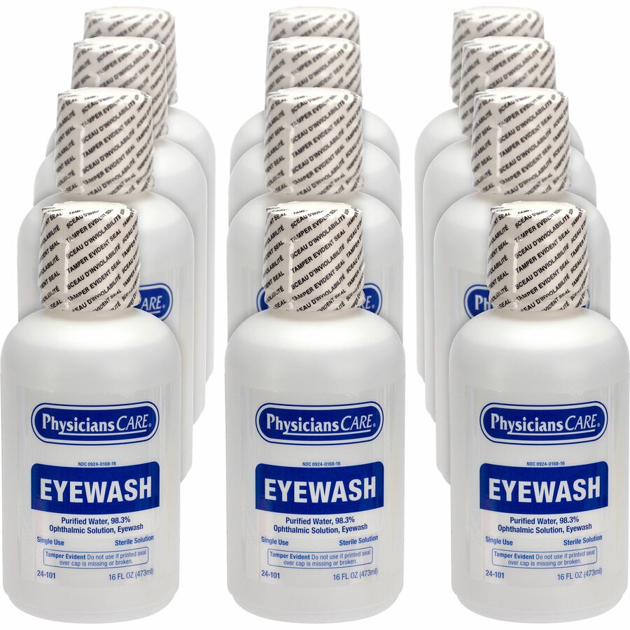 First Aid Only Sterile Ophthalmic Solution Eyewash JD Office Products