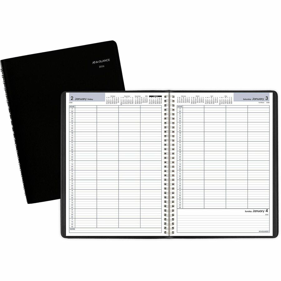 AtAGlance DayMinder Four Person Group Appointment Book Planners