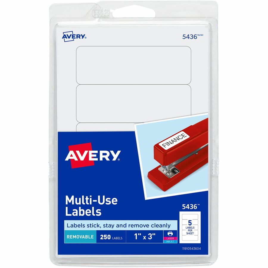 Avery® Removable ID Labels Multipurpose & ID Labels Avery