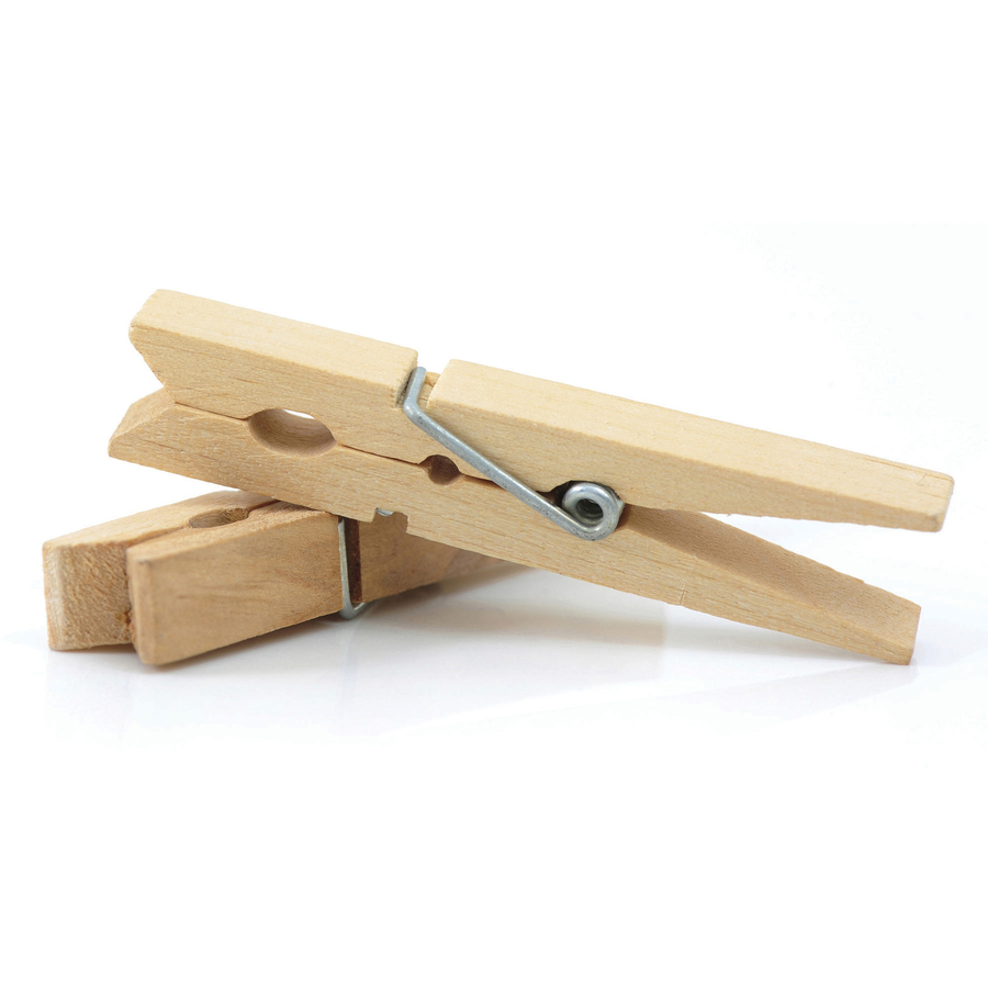 Creativity Street Natural Spring Clothespins Craft Supplies Pacon