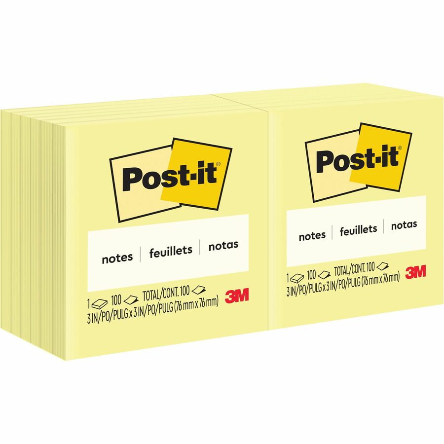 Postit® Notes Original Notepads Kennedy Office Supply
