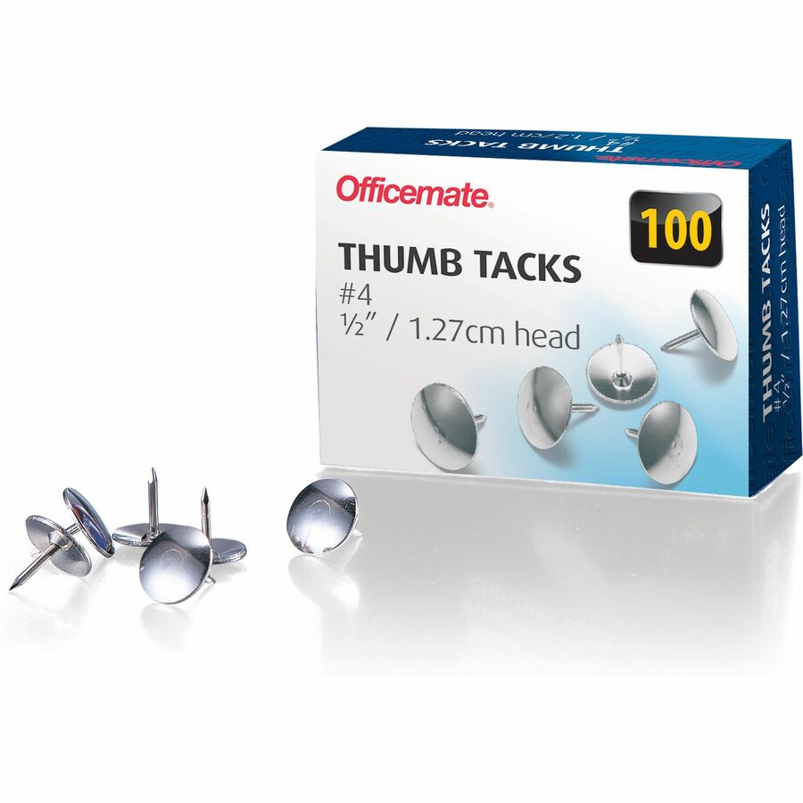 Officemate Steel Thumb Tacks