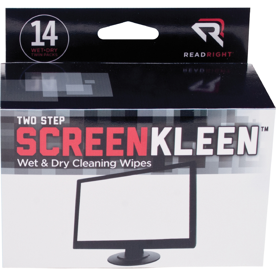 Read Right Kleen & Dry Screen Cleaners REARR1205