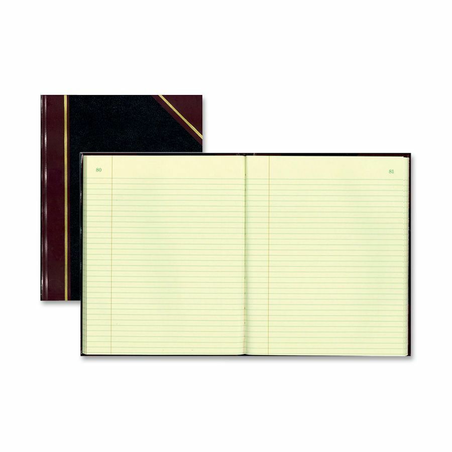 Rediform Black Texhide Cover Record Books Thiemann Office Products