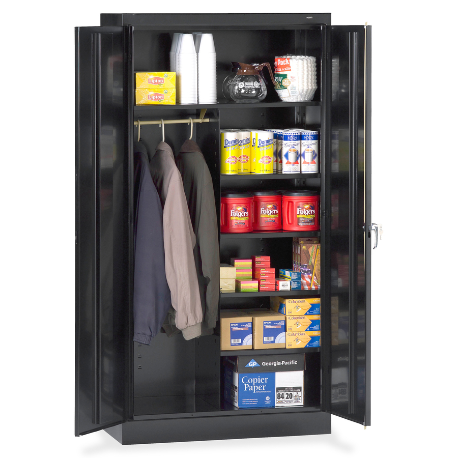 36 X 18 X 72 Storage Cabinet Tennsco Combination Wardrobe/Storage 36" x 18" x 72" 2 x