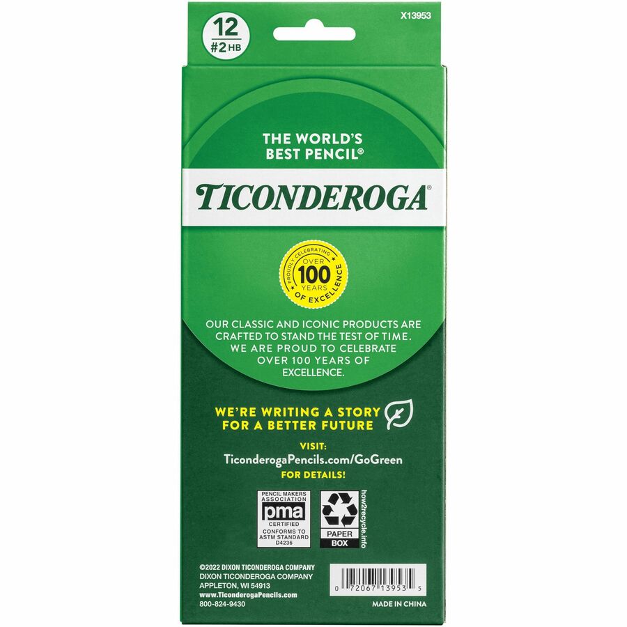 Ticonderoga No. 2 Pencils Pencils Dixon Ticonderoga Company