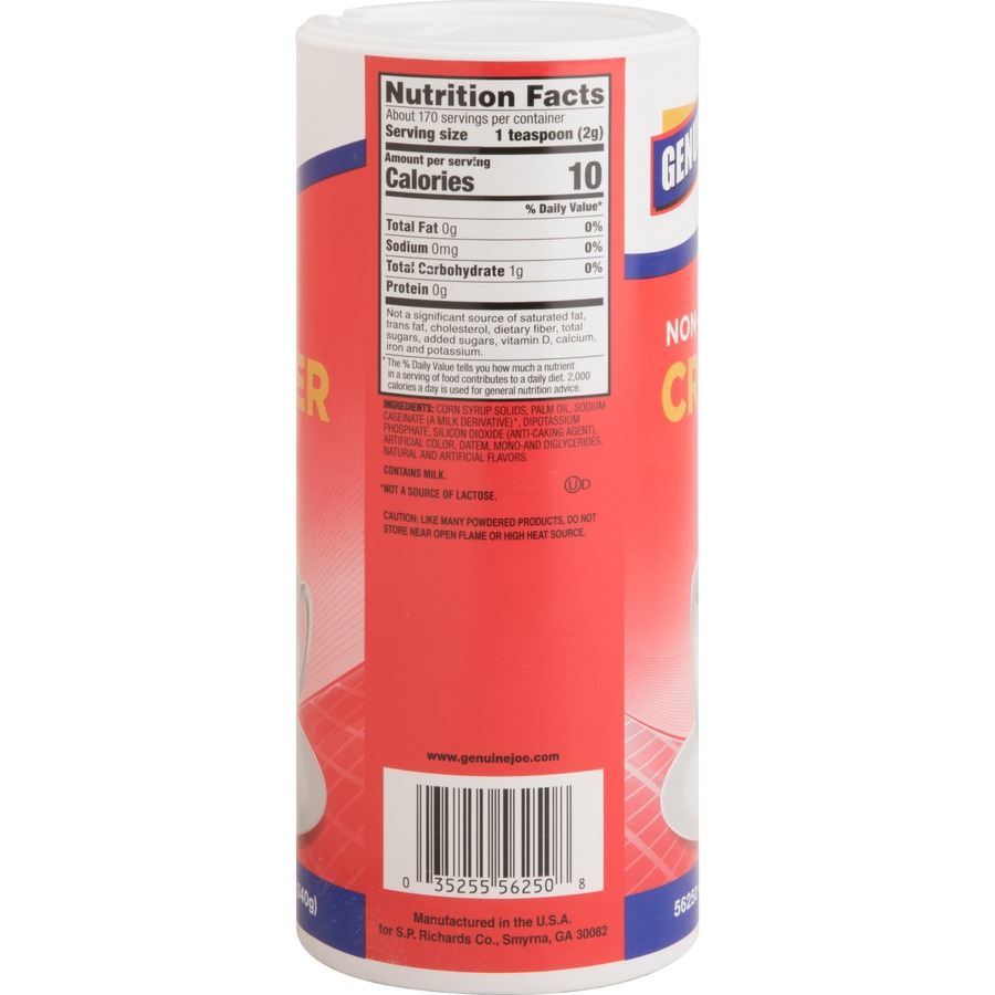 Genuine Joe Nondairy Creamer Canister 0.75 lb (12 oz) Canister 24