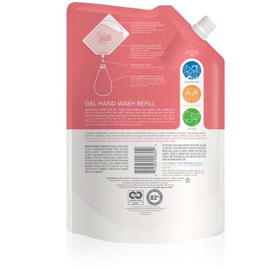 Method Gel Hand Soap Refill Hand Soaps/Cleaners Method Products, Inc