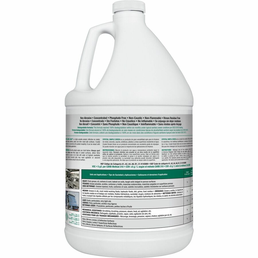 Simple Green Crystal Industrial Cleaner/Degreaser Concentrate Liquid