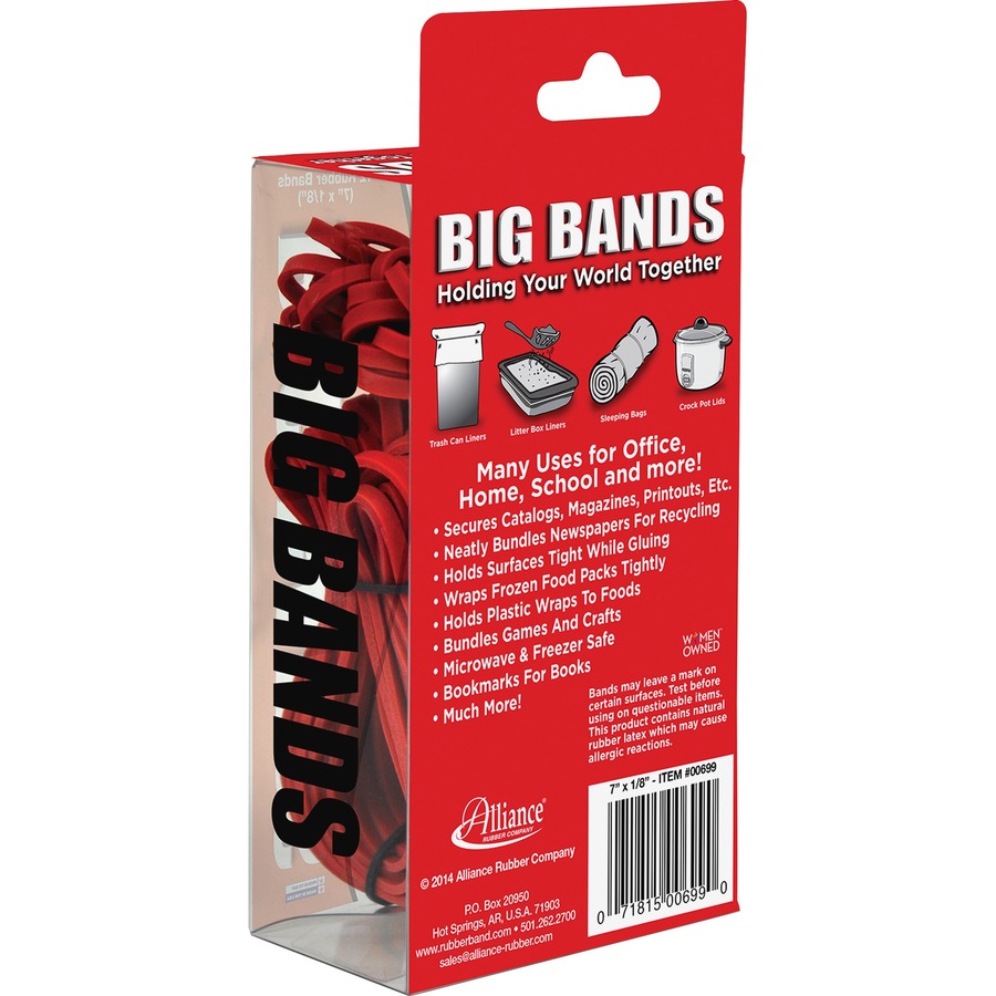 Alliance Rubber 00699 Big Bands Large Rubber Bands for Oversized Jobs