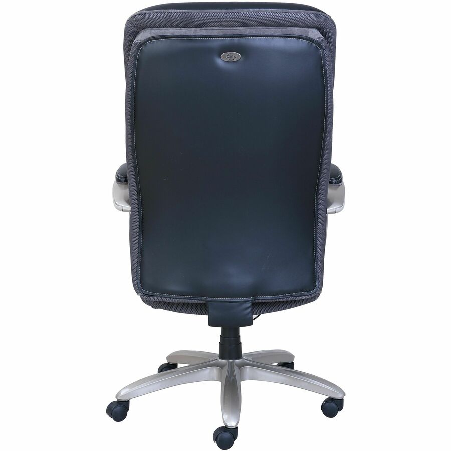 Serta Smart Layers Hensley Leather HighBack Big & Tall Chair, Black