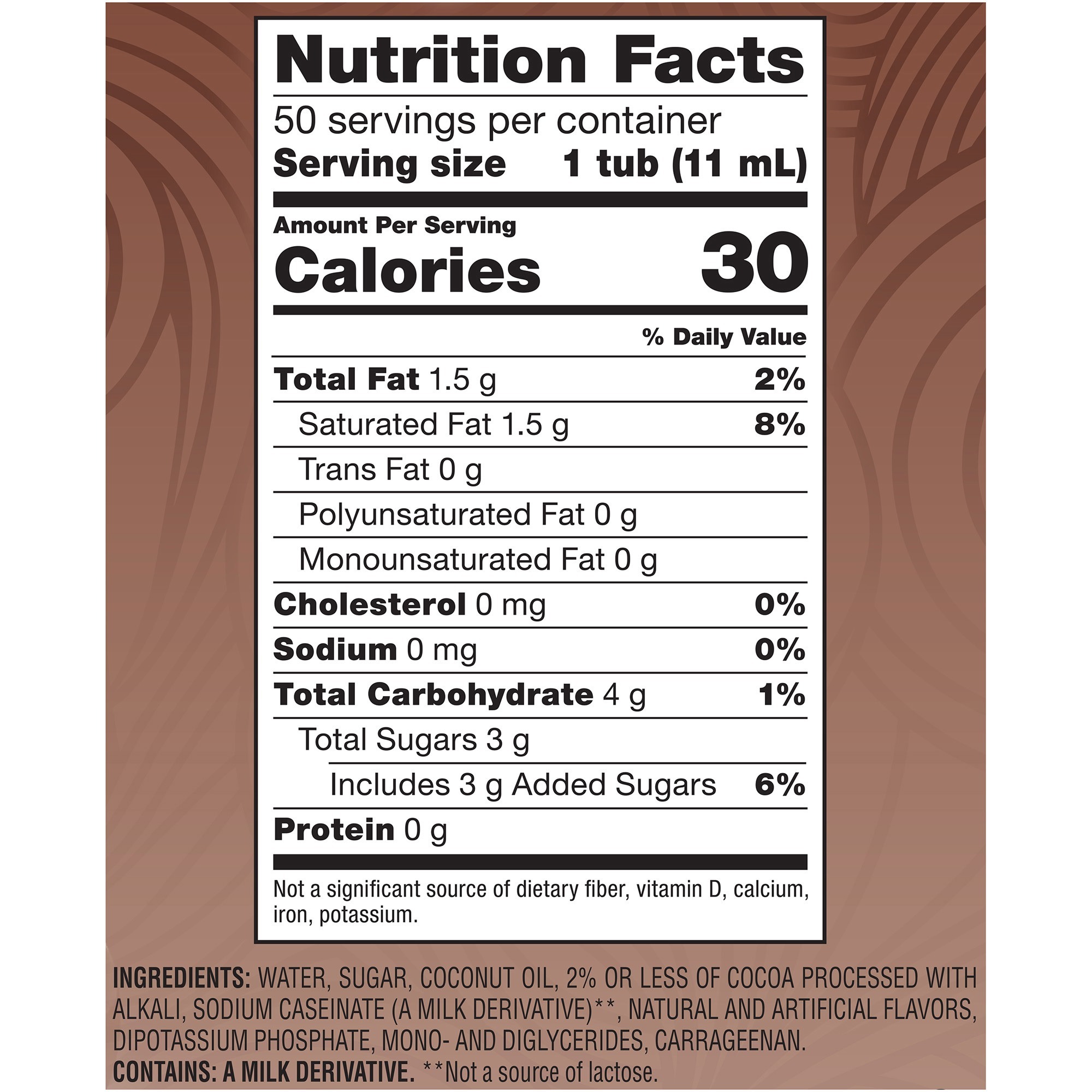 Coffee mate Café Mocha GlutenFree Liquid Creamer SingleServe Tubs