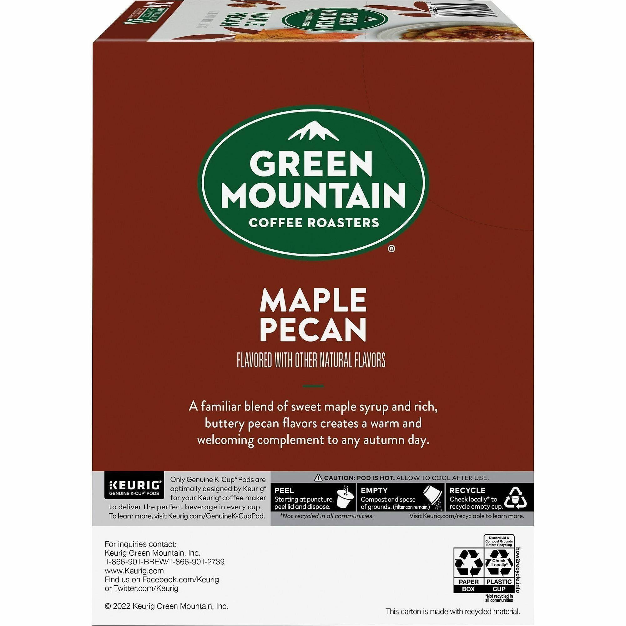 Green Mountain Coffee Roasters® KCup Maple Pecan Coffee LB Office