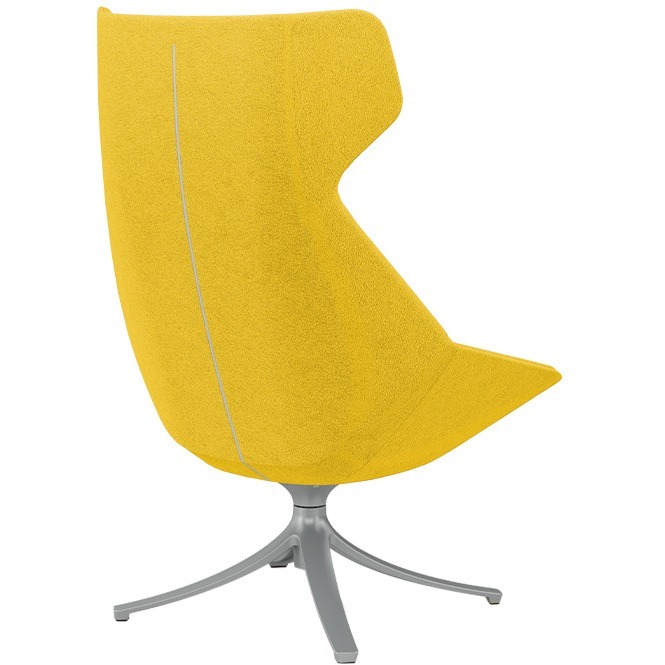 9 to 5 Seating Jax Highback Lounge Chair with Swivel Base Office Express