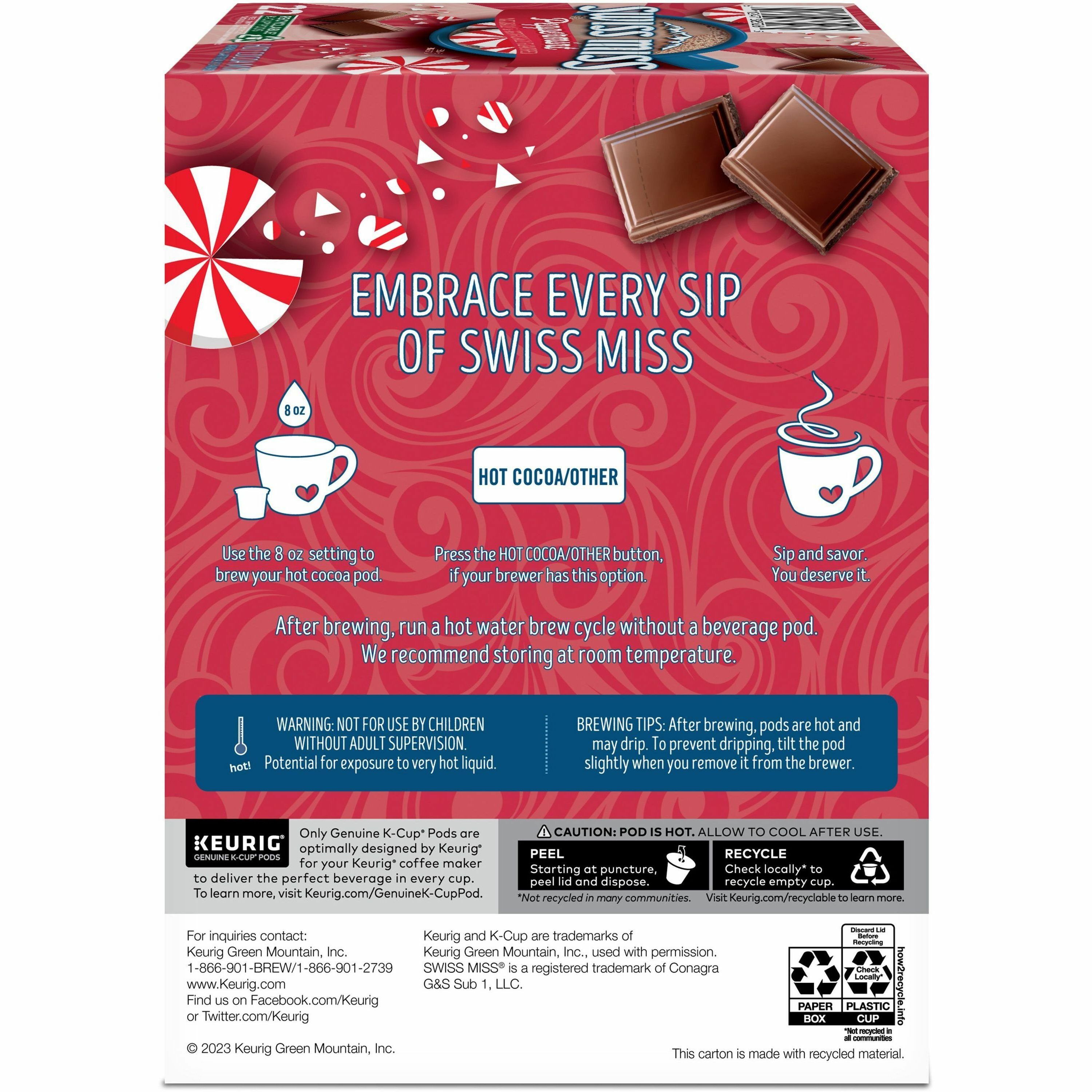 Swiss Miss® Peppermint Hot Cocoa JD Office Products