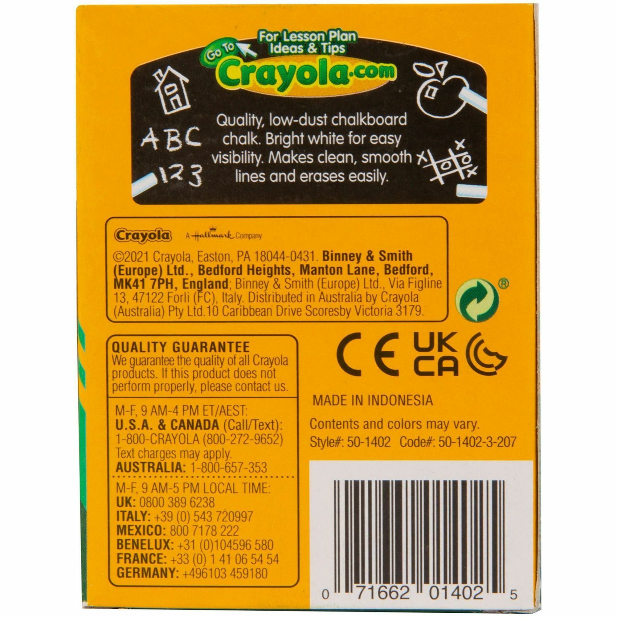 Crayola AntiDust Chalk