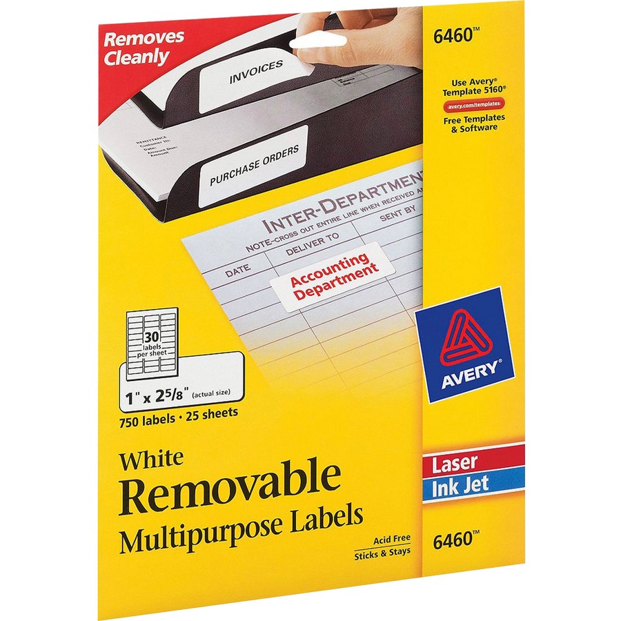 Avery® Removable ID Labels