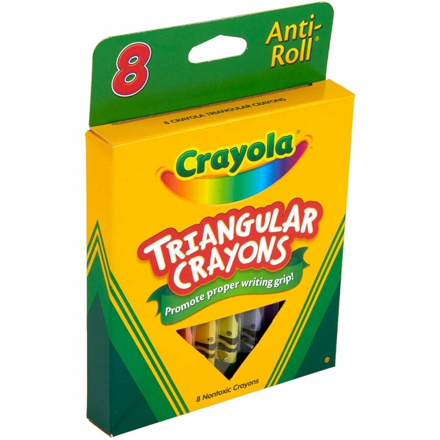 Bulk School Supplies Crayola Triangular Antiroll Crayons CYO524008