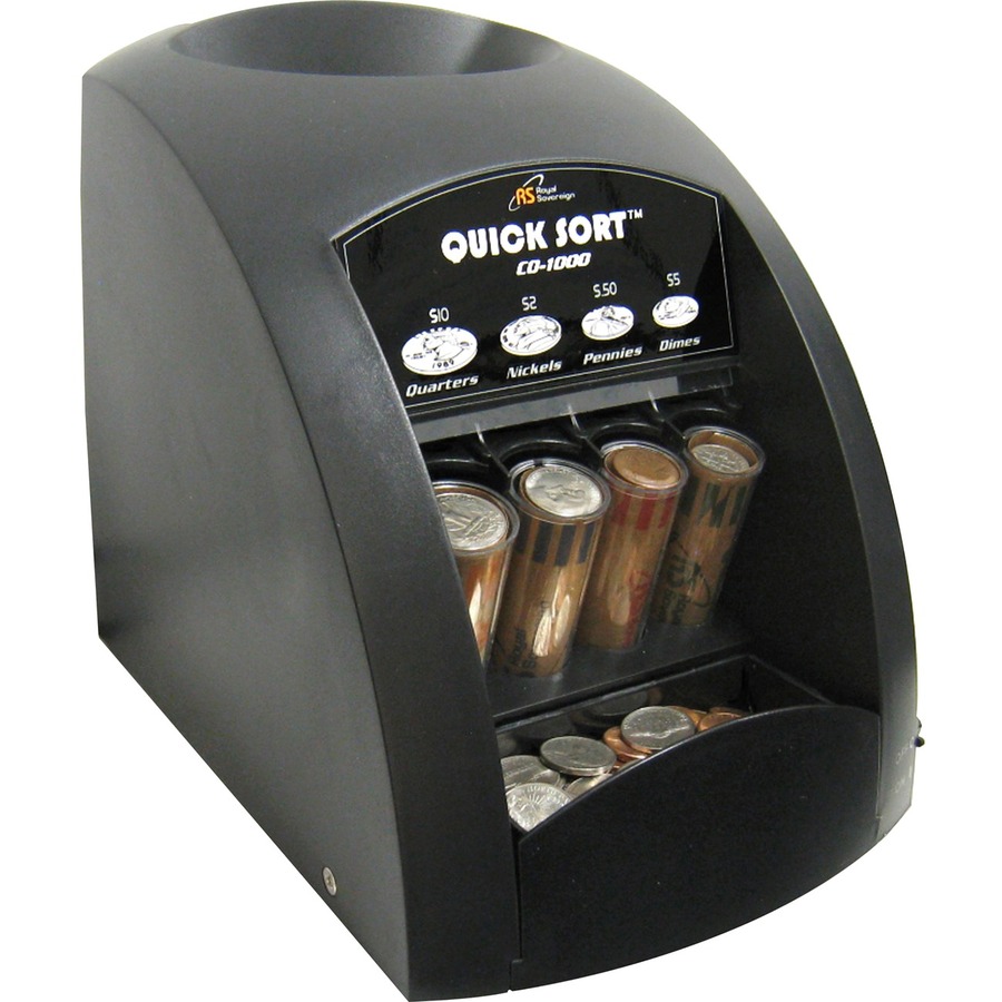 Royal Sovereign Electric Coin Sorter, Patented AntiJam Technology, 1