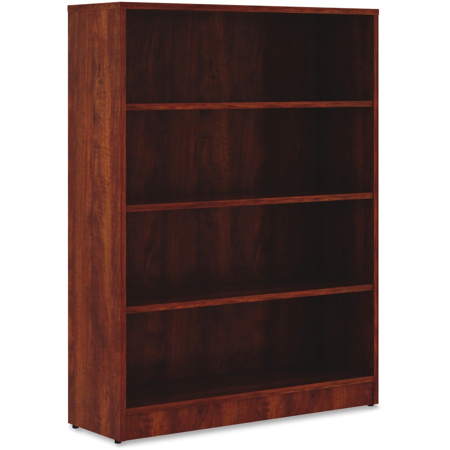 LLR99785 Lorell Cherry Laminate Bookcase 48" Height x 36" Width x