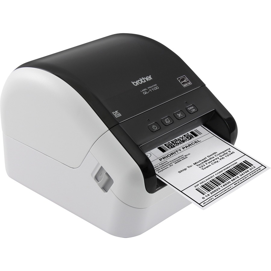 Brother QL1100 Desktop Direct Thermal Printer Monochrome Label