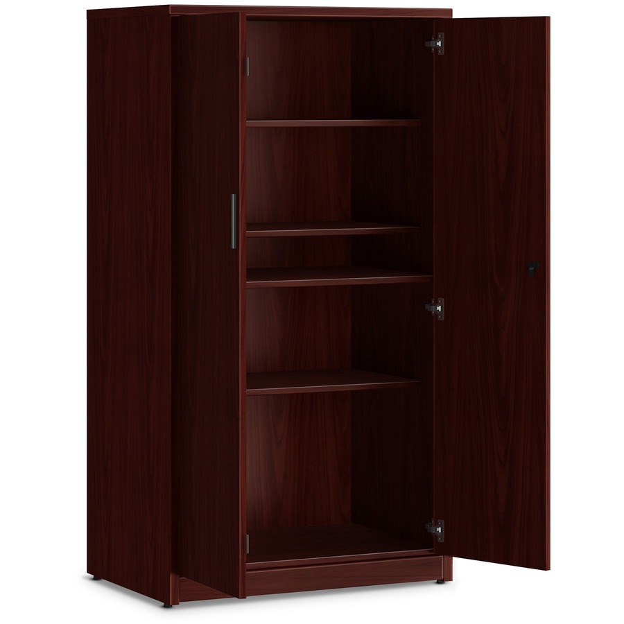 HON 10500 Series Mahogany Laminate Office Desking Wood Bookcases