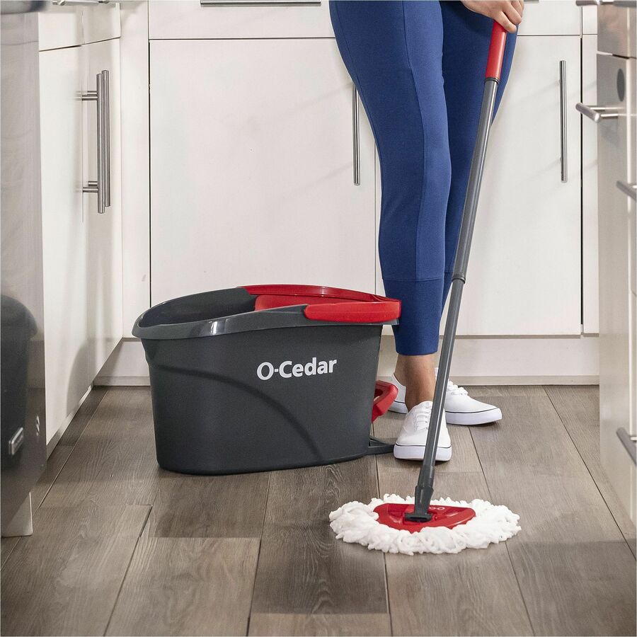 OCedar EasyWring Spin Mop & Bucket System Buckets & Wringers Freudenberg Household Products LP