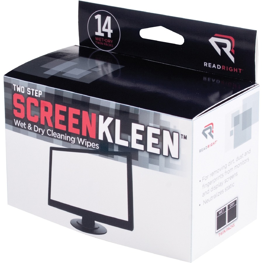 Read Right Kleen & Dry Screen Cleaners Electronics Cleaning Supplies