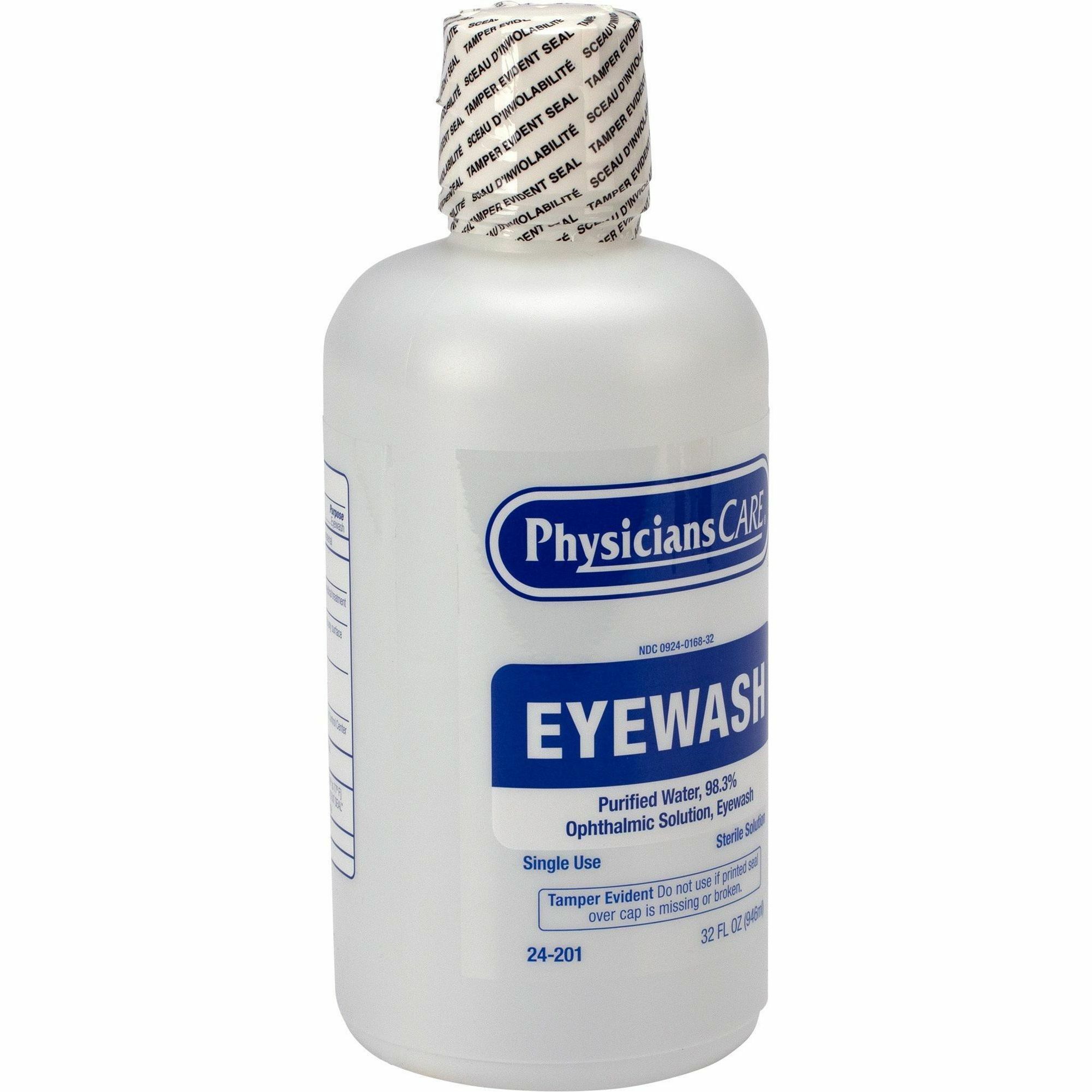 First Aid Only Sterile Ophthalmic Solution Eyewash Rapid Supply