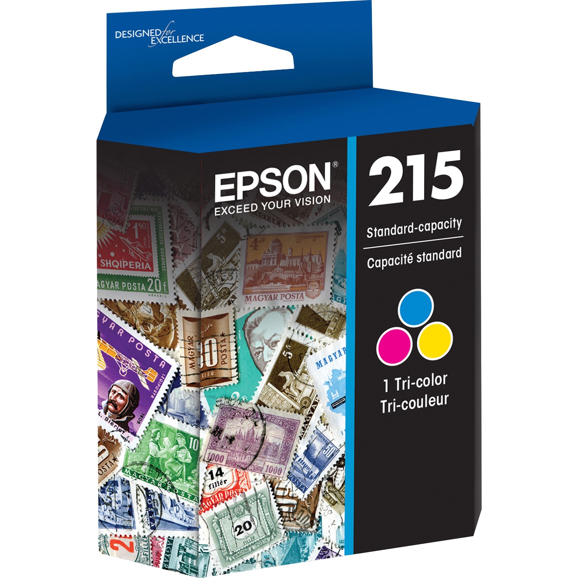 Epson 215 Original Inkjet Ink Cartridge Tricolor 1 Each