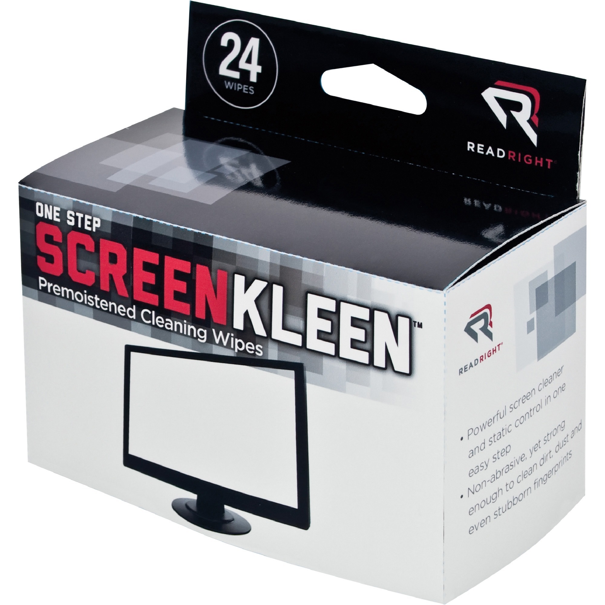 Read Right One Step CRT Screen Cleaning Wipes