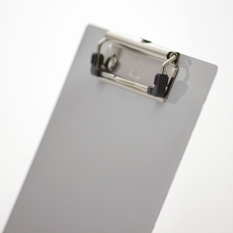 OIC Aluminum Clipboard 8 1/2" x 11" Lowprofile Aluminum Silver