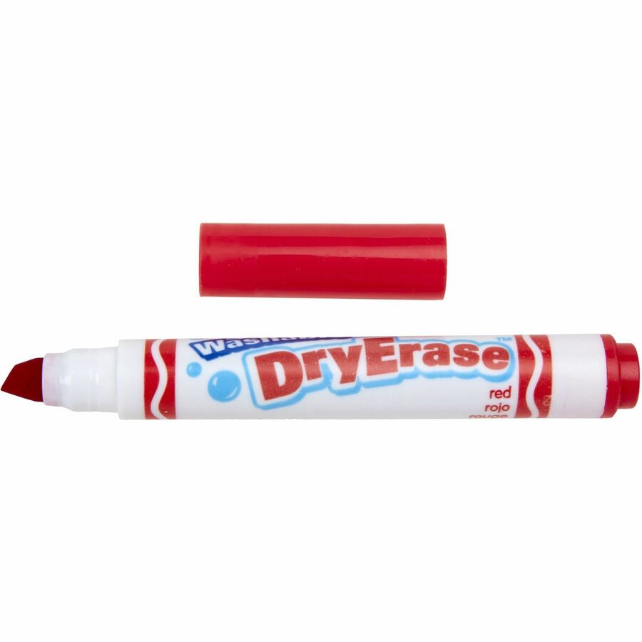 Crayola Washable DuraWedge Tip DryErase Markers 1 Pack Bluebird