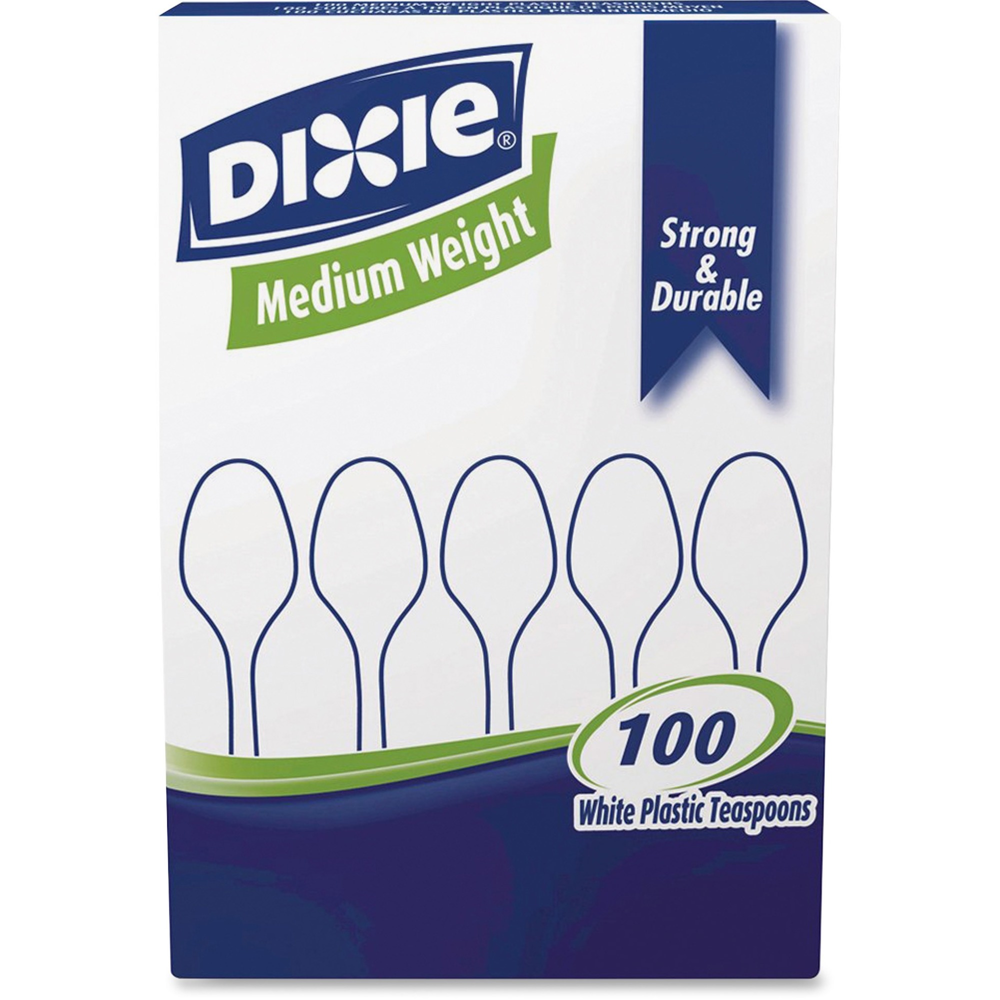 Dixie Mediumweight Disposable Teaspoon GrabNGo by GP Pro 100/Box