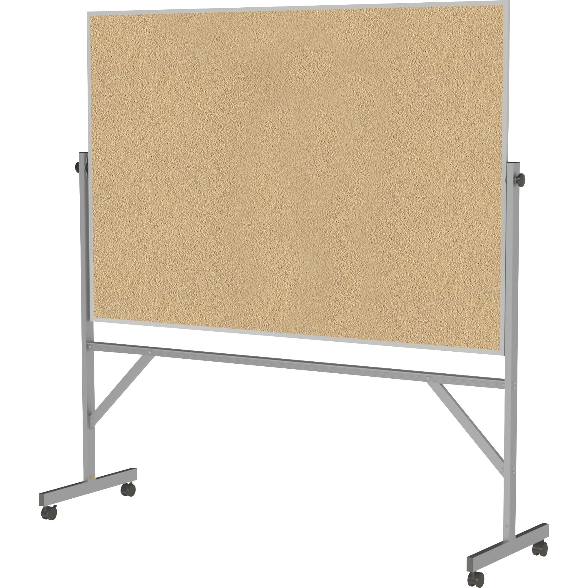 Ghent Vinyl Bulletin Board with Aluminum Frame 48" Height x 72" Width