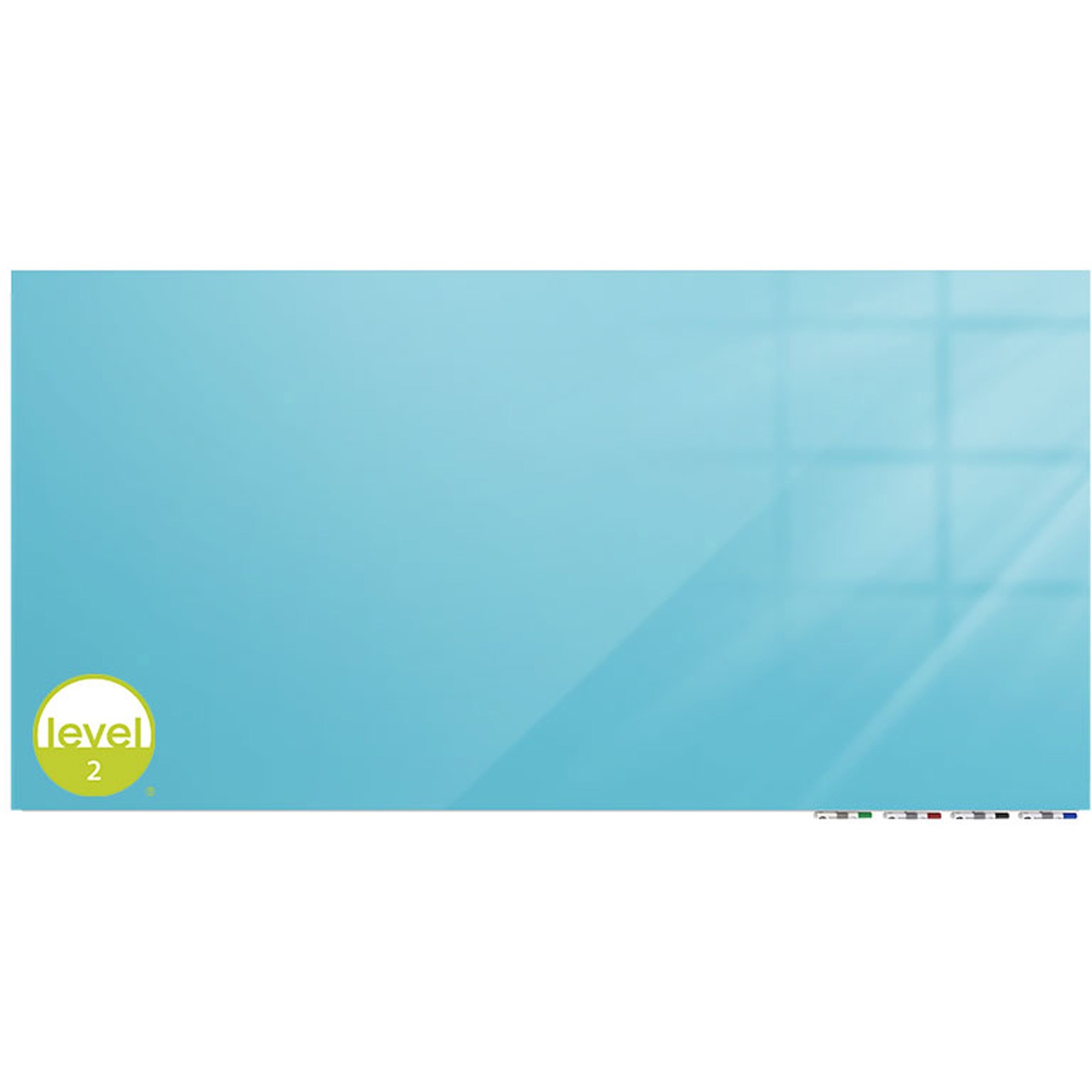 Lorell Glass DryErase Board 96" (8 ft) Width x 48" (4 ft