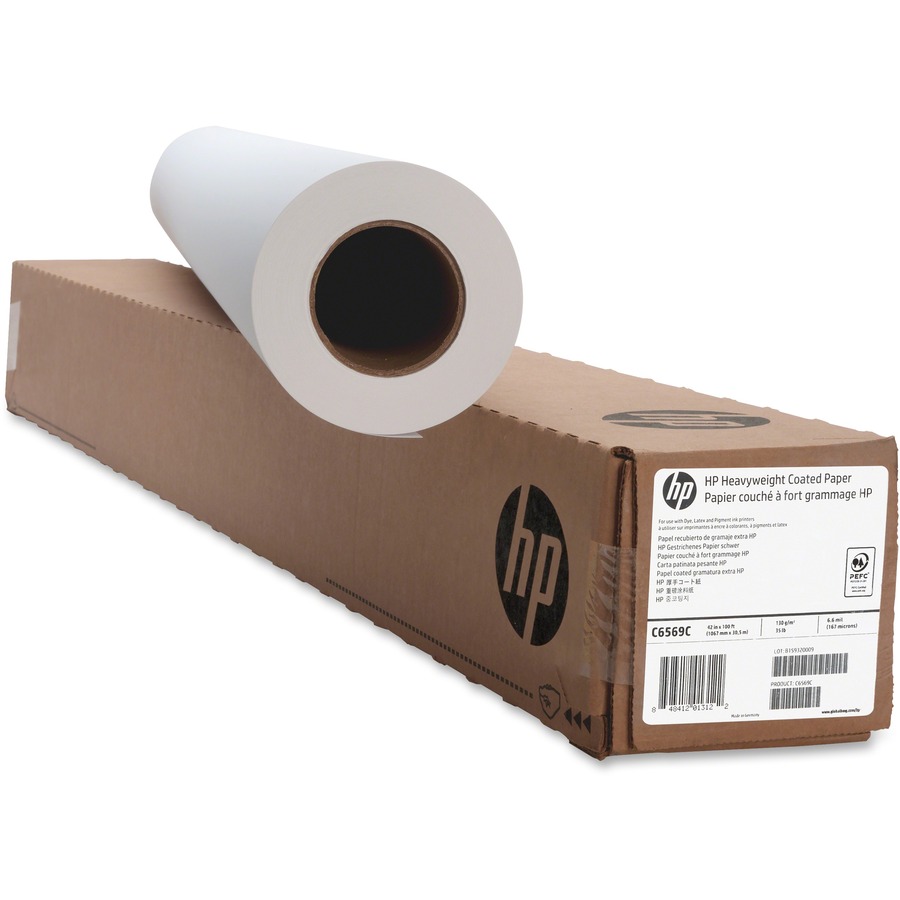 HP Inkjet Coated Paper 91 Opacity 42" x 100 ft 35 lb Basis