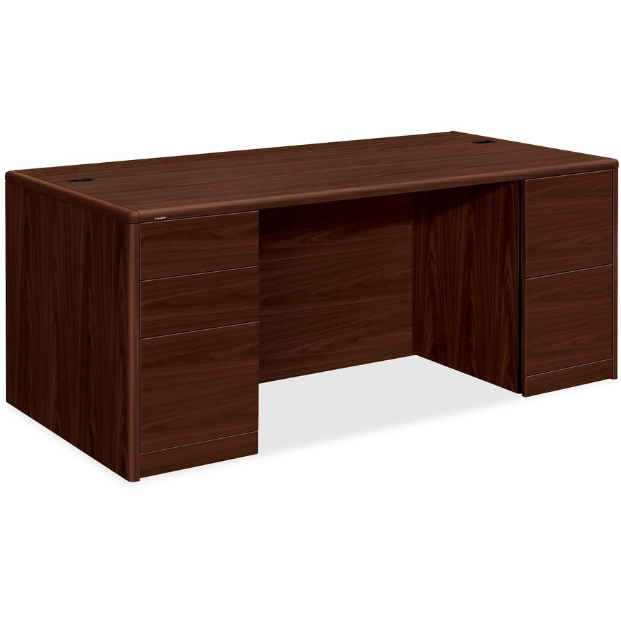 Hon Double Pedestal Metal Desk HON 10700 Series Double Pedestal Desk 72.0" Width x 36.0" Depth x 29.