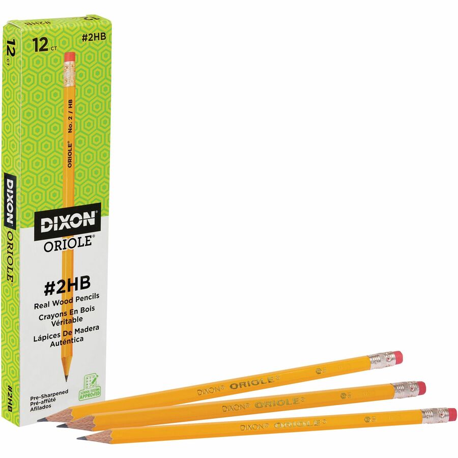 Dixon 12886, Dixon Oriole Presharpened Pencil, DIX12886, DIX 12886