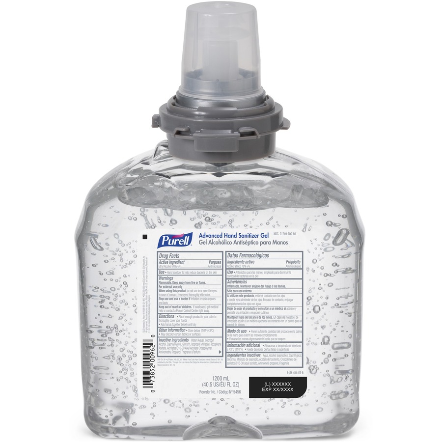Bulk PURELL® TFX Hand Sanitizer Dispenser Refill GOJ545604