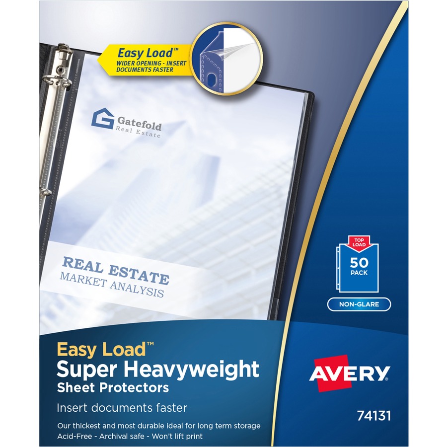 Avery® SuperHeavyweight Sheet Protectors